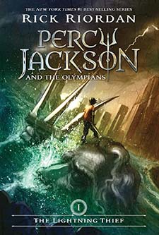Percy Jackson & the Olympians: The Lightning Thief book cover